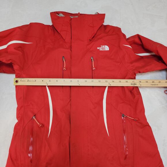 The North Face Recco Jacket Womens Small Red Avalanche Rescue System Reflector - Picture 13 of 14